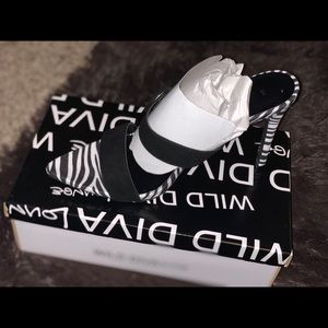 Pointy Toe Zebra Print Heels